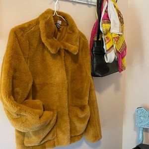 Faux fur jacket
